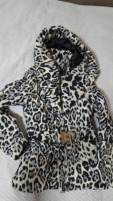 VELICINA S zimska jakna sa leopard dezenom - Topla, punjena jakna sa