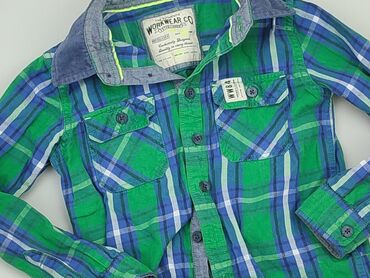 długa czarna sukienka wieczorowa: Shirt 4-5 years, condition - Good, pattern - Cell, color - Green