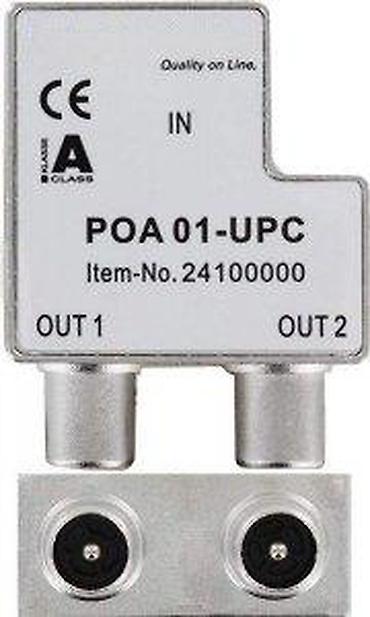 Aksesoari za TV i video: Braun teleCom POA 01-UPC – push-on IEC razdelnik (splitter) - Model — 7