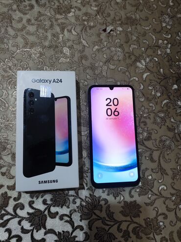 çipsi doğrayan: Samsung Galaxy A24 4G, 128 GB, rəng - Qara, İki sim kartlı