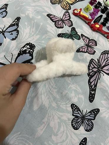 toy saç fasonlar: Hamısı 1 azn Plyuş örtüklü saç tutacağı və aksesuar dəsti - Yumşaq — 3