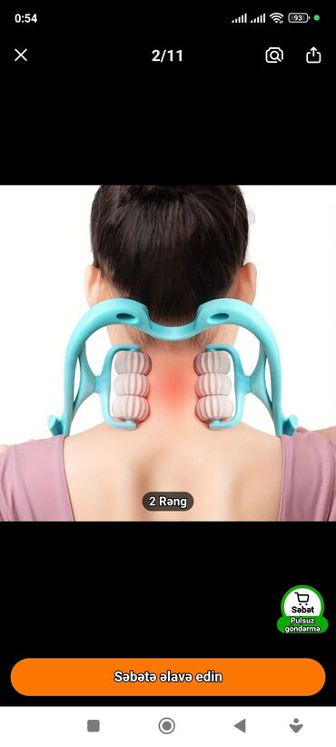Digər: 6 diyircəkli boyun masaj aləti — 2
