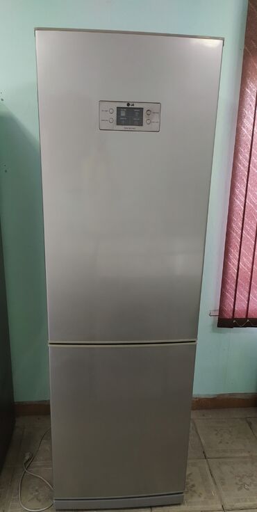 ремонт промышленного оборудования: Холодильник LG, Б/у, Двухкамерный, Total no frost, 60 * 190 * 60