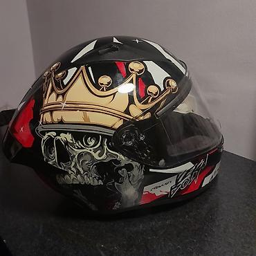 ucuz motolar: Vega tam üzlüq motosiklet dəbilqəsi – “Crown/Volt” dizaynı - — 1