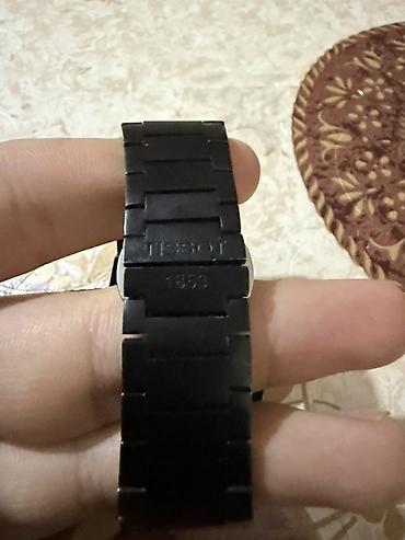 luc saat: İşlənmiş, Qol saatı, Tissot, rəng - Qara — 3