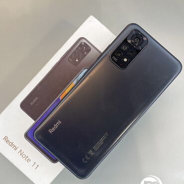 чехол редми 7: Redmi, Redmi Note 11, Колдонулган, 128 ГБ, түсү - Боз, 2 SIM
