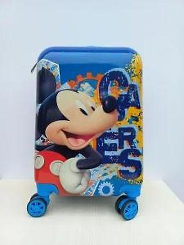 Rančevi, torbe i koferi: Dečiji kofer na točkiće – motiv Mickey Mouse - Tvrda školjka sa — 23