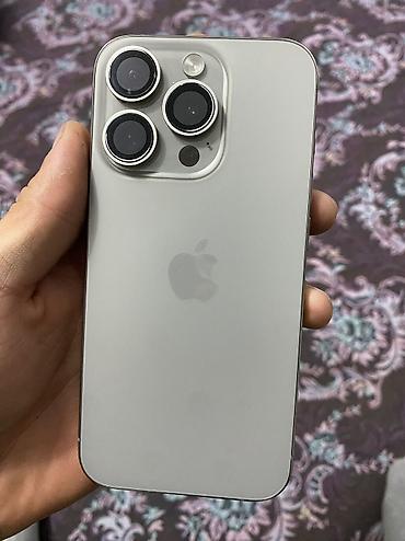 apple iphone 18 pro max: IPhone 15 Pro, Б/у, 128 ГБ, Natural Titanium, 80 % — 1
