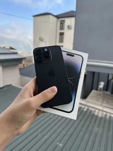 ayfon zəngləri: IPhone 14 Pro, 128 GB, Black Titanium, Face ID