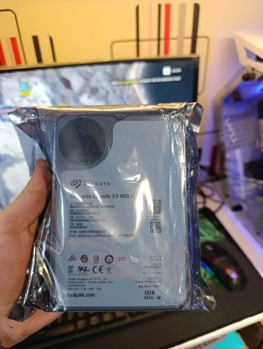 Prosessorlar: Xarici Sərt disk (HDD) Seagate, > 8 TB, 3.5", Yeni