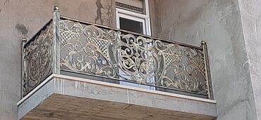 Pilləkən məhəccərləri: Alüminium tökmə məhəccərlər, pilləkən qıraqları. Paslanmır çürümür — 11