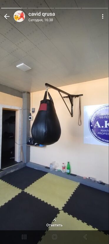 Boks kisələri: Məhsul: Armud formalı boks qaşığı (asılqanlı ağır kisə) - Forma — 4