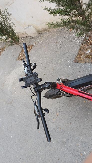 velosiped 28: Giern qatlanan dağ velosipedi - Rəng: qırmızı/qarışıq qara detallarla — 4
