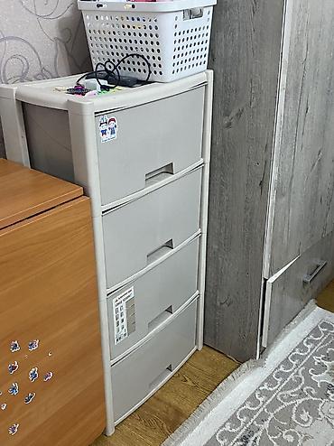 комоды пластик: Детский комод, Б/у, Без пеленального столика, Пластик, цвет - Бежевый — 1
