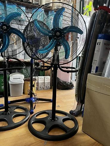 table fan: Напольный электрический вентилятор с большим диаметром решётки и 5 — 1