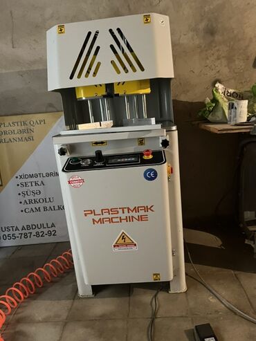 PVC dəzgahları: PVC PLASTİK QAPI PƏNCƏRƏ AVADANLIQLARI Salam Diqqətlə oxu Qaynağ — 1