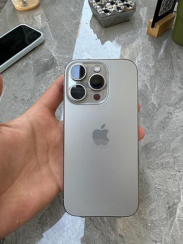 iphone 1 almaq: IPhone 16 Pro, Natural Titanium, Simsiz şarj — 1
