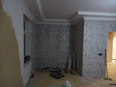 Təmir işləri: Divar kağızı işiBoyalı və gipsli tavan -Döşəmə: Laminat döşəmə işləri -da lalafo.az — 8 Təmir işləri: Divar kağızı işiBoyalı və gipsli tavan -Döşəmə: Laminat döşəmə işləri — 8