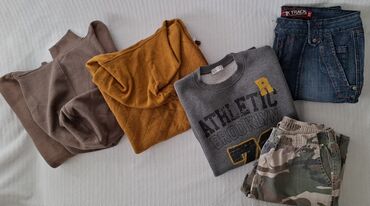 Paketi dečije odeće: Paket: Farmerke, Pantalone, Duksevi, Za dečake, uzrast: 14-15 godina — 15