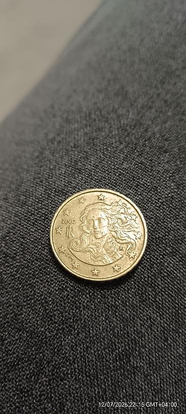 cent: Məhsul: 10 euro sent (İtaliya buraxılışı) Təsvir: - Nominal: 10 euro — 1