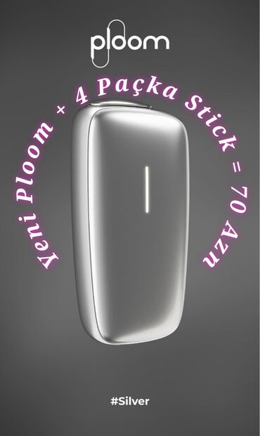 Qəlyan, vayp və aksesuarları: Ploom + 4 paçka stick = 70 Azn Zeng catmasa whatsapa yazin Ploom — 2