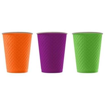 Стаканы: Одноразовые стаканчики в ассортименте в наличии имеются: 1-о слойные — 12