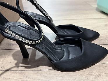 Туфли: Туфли, 37, Stradivarius, Б/у, цвет - Черный, Самовывоз, Платная доставка — 6