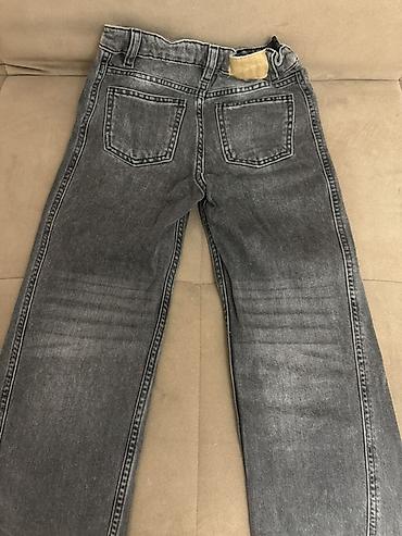 Детский мир: Uşaq üçün MAAG markalı cins şalvar - Rəng: tünd-boz/“washed” effektli — 1