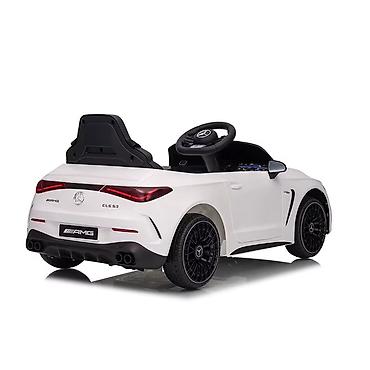 mini melissa: Mercedes‑Benz AMG CLE 53 – dečiji automobil na akumulator, beli Šifra — 4