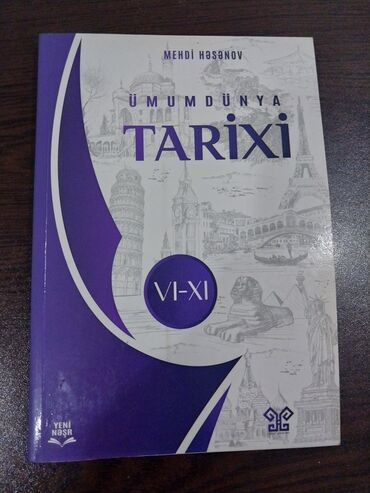 umumi tarix 8 ci sinif pdf: Mehdi Həsənov tərəfindən yazılmış "Ümumdünya Tarixi" dərsliyi, VI-XI