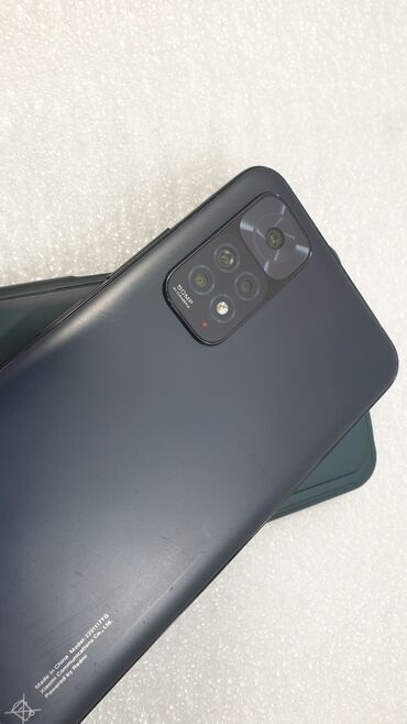 телефоны xiaomi redmi нот 11: Redmi, Redmi Note 11, Б/у, 128 ГБ, цвет - Черный, 2 SIM