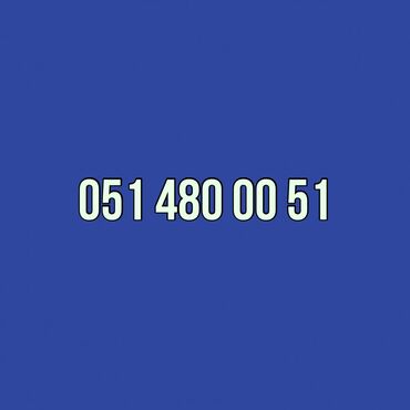 055 555 nomreler: Nömrə: ( 051 ) ( 4800051 ), Yeni