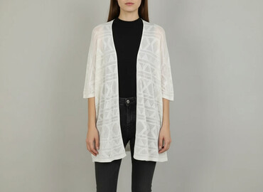 ubrania ręcznie malowane: Women`s cape, size M