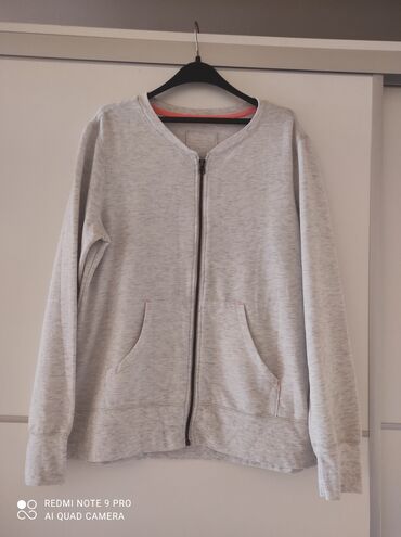 sivo crni tech fleece: L (EU 40), color - Grey