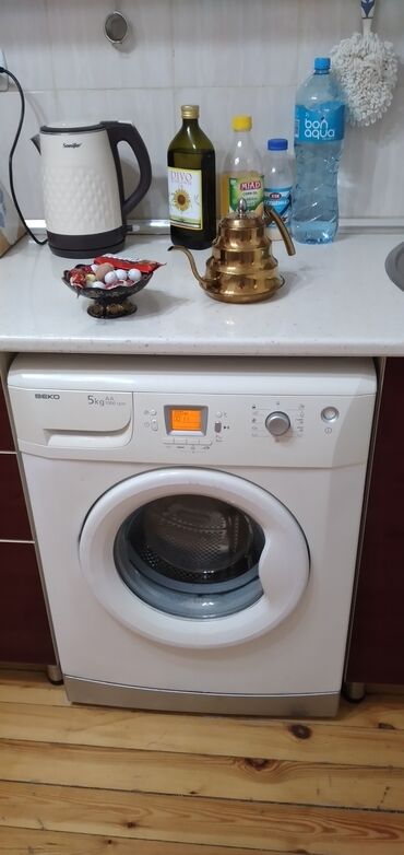 manitor masin ucun: Paltaryuyan maşın Beko, 5 kq, İşlənmiş, Avtomat, Qurutma var, Kredit yoxdur, Pulsuz çatdırılma
