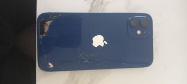 аккумулятор на телефон: IPhone 12, Колдонулган, 128 ГБ, Көгүлтүр, 77 %