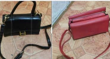 сумки zara: Сумка Zara красная и черная 27/22 см, в хорошем состоянии по 500 сом