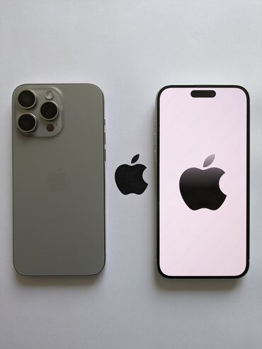 купить айфон 13 про: IPhone 15 Pro Max, Колдонулган, 512 ГБ, Natural Titanium, Заряддоочу түзүлүш, Каптама, Кабель, 92 %