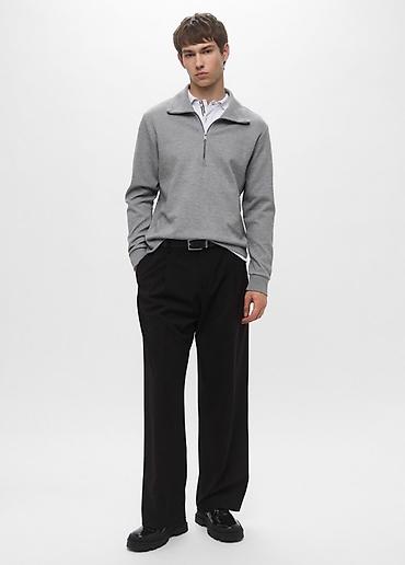 мужская одежда mango: Свитшот Mango Man Состав, % Хлопок - 61%, Полиэстер - 24%, Вискоза - — 4