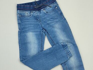 Jeansowe: Spodnie jeansowe, 9 lat, 128/134, stan - Dobry
