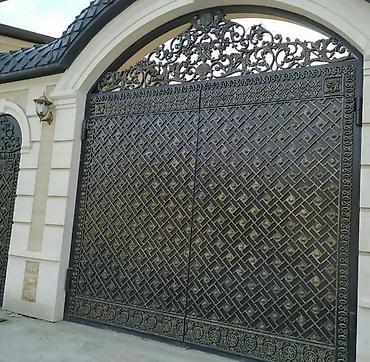 modern qapilar: Dəmir işlərin görülməsi. Qapı, darvaza, reşotka, məhəccər, pilləkan ve — 2