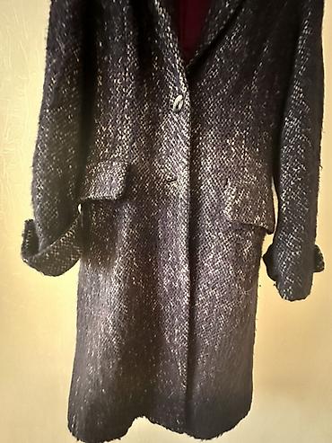 bas geyimi: Palto, Benetton, M, rəng - Bənövşəyi — 5