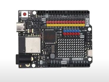 Процессоры: Arduino R4 WiFi — Eksklüziv Qara Rəngdə 🖤 ✨ Xüsusiyyətlər: 📡 WiFi