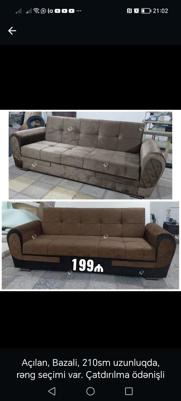 Divanlar: Divan, Yeni, Açılan, Bazalı, Parça, Ödənişli çatdırılma — 17