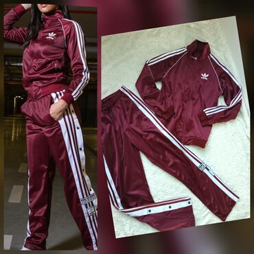 addidas trenerke: Adidas, L (EU 40), bоја - Bordo