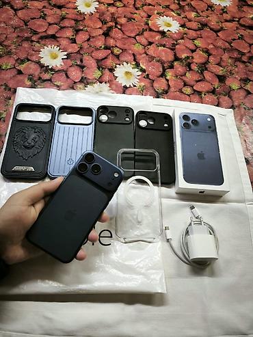 islənmis notebook satisi: IPhone 17 Pro Max, 256 GB, Mavi, Face ID — 9