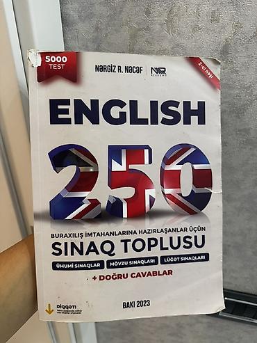Testlər: Məhsul: English 250 – Buraxılış imtahanlarına hazırlaşanlar üçün sınaq — 1