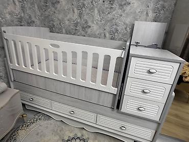 Beşiklər: Uşaq çarpayısı – “Baby Mood” kombinə edilmiş model Transformasiya — 2