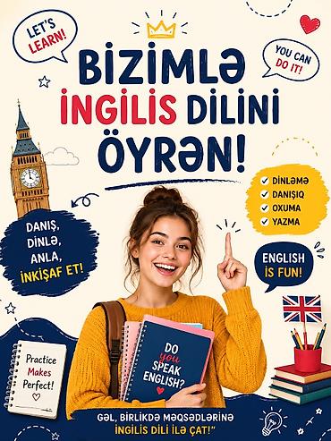 online ingilis dili müəllimi: Xarici dil kursu, İngilis dili, Uşaqlar üçün, IELTS/TOEFL — 1