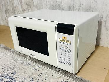 Mikrodalğalı sobalar: Mikrodalğalı soba Samsung, Qril ilə, rəng - Ağ, İşlənmiş — 2